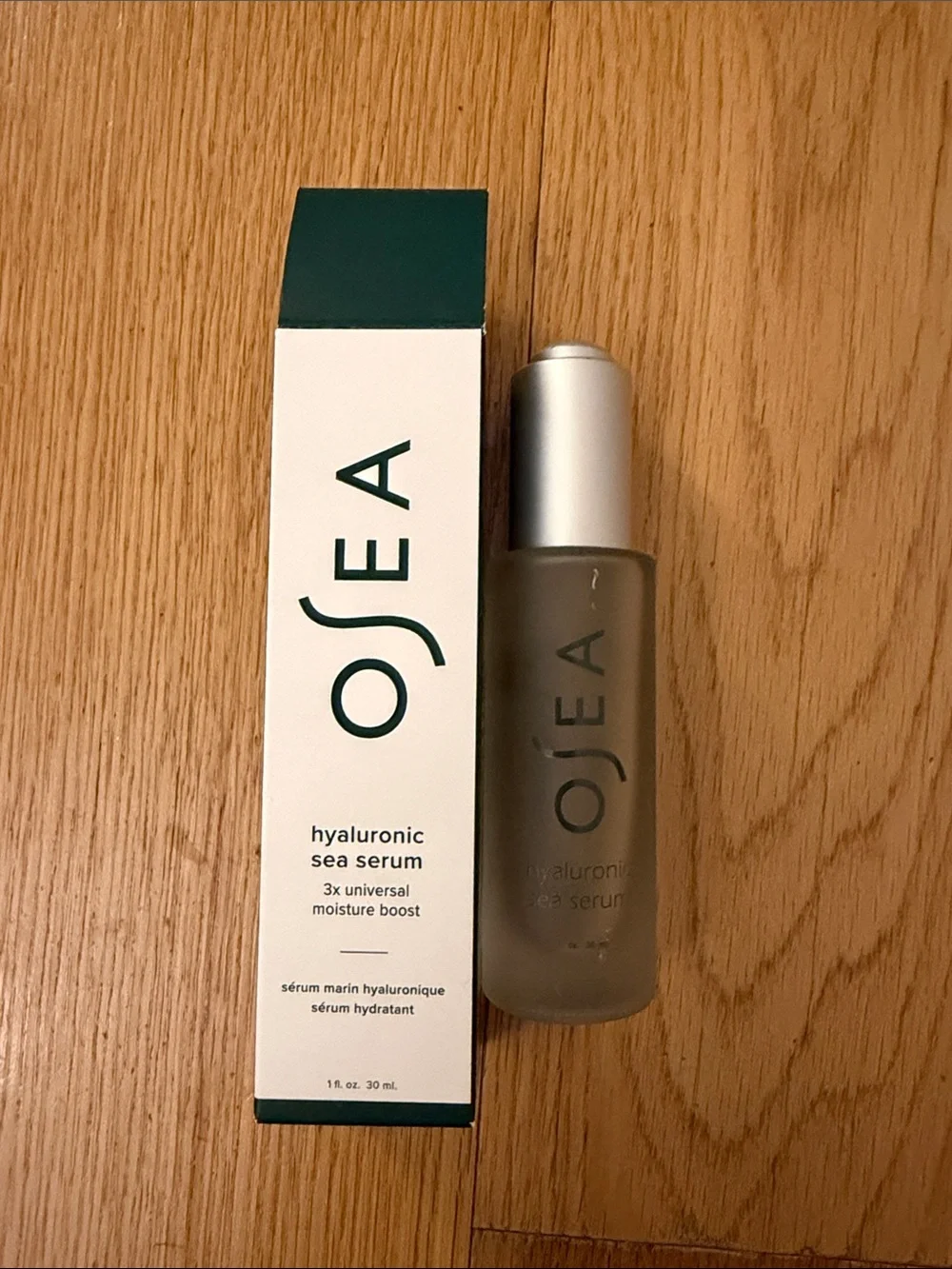 NEW Osea Hyaluronic Sea Serum 30 ml - some cosmetic scratches only to bottle